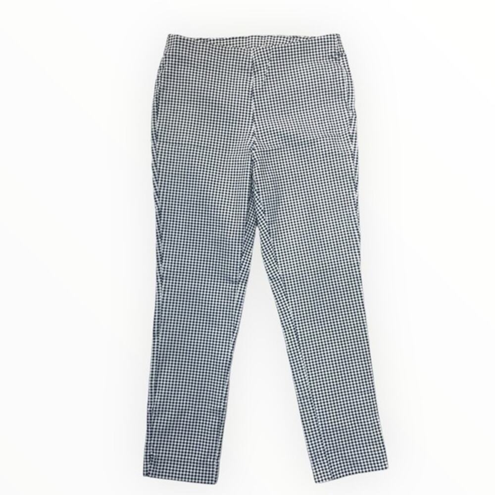 Michael Kors Gingham Pull-On Skinny Ankle Pants High Rise Women’s Medium